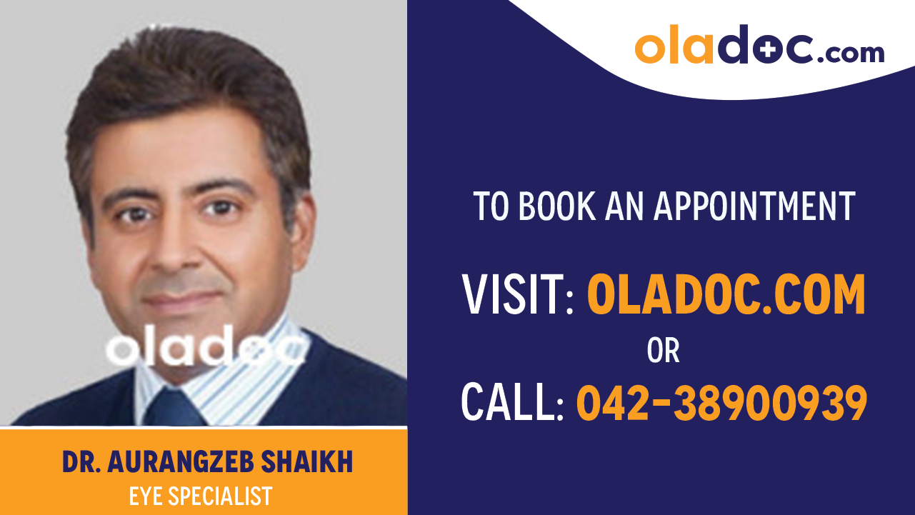 Book appointment with Dr. Aurangzeb Shaikh-best Eye Specialist in  Karachi